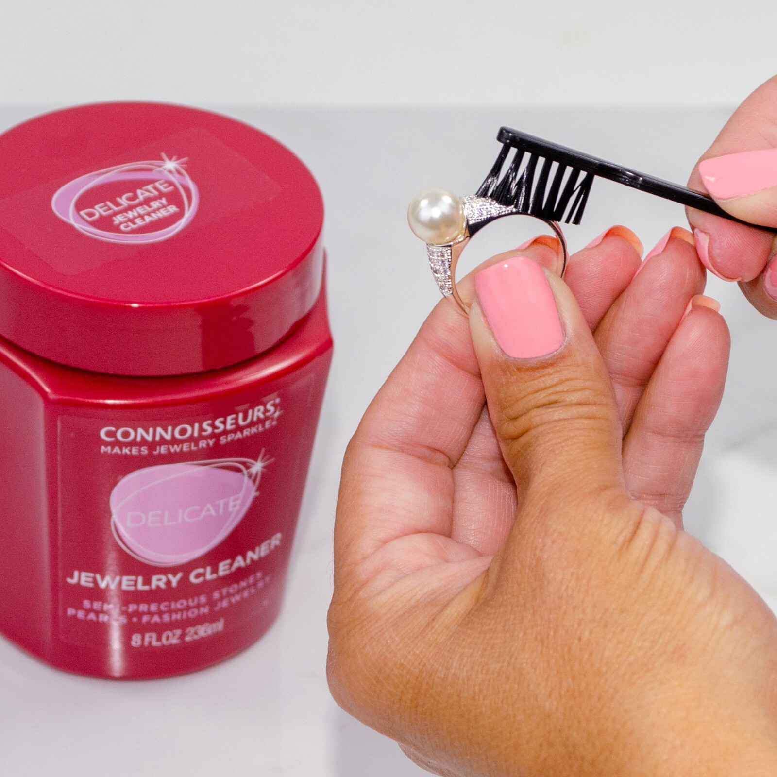 CONNOISSEURS All-Purpose Jewelry Cleaning Kit Tarnish Cleaner W/ Polishing Cloth