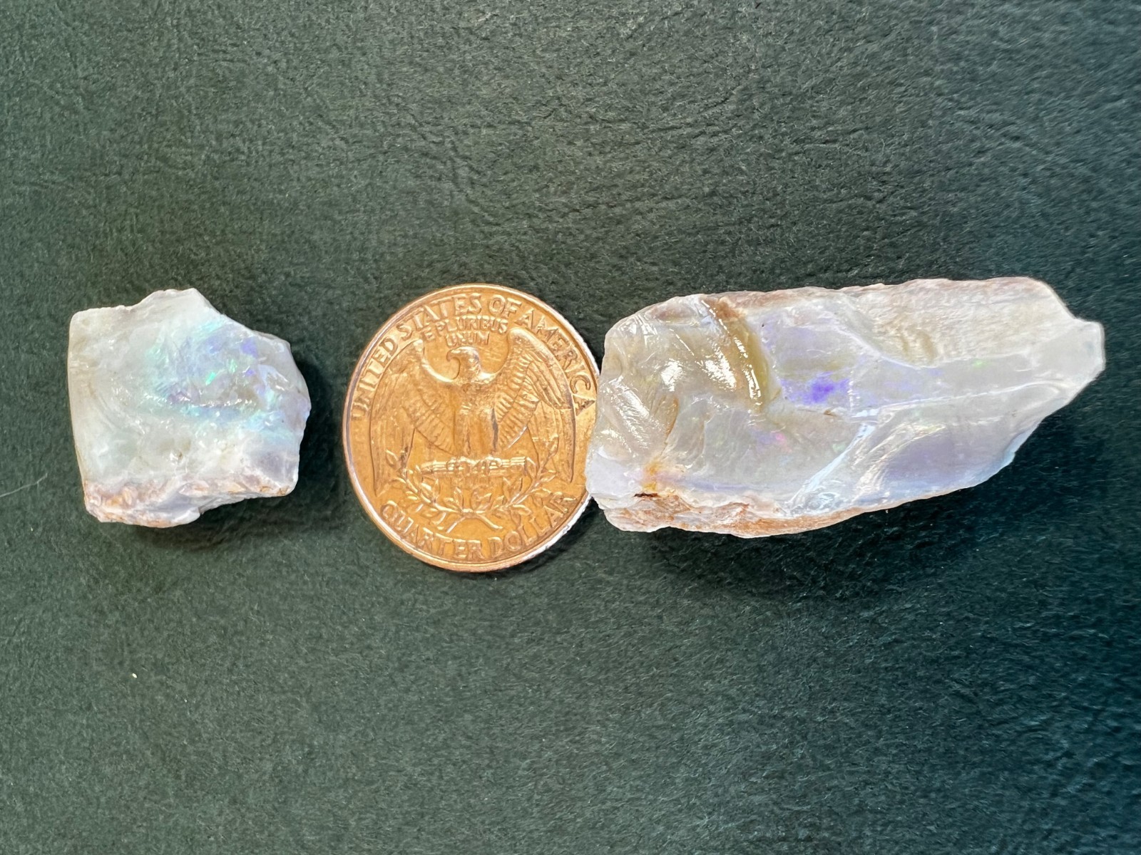 Australian opal rough Absolutely Brilliant Colors