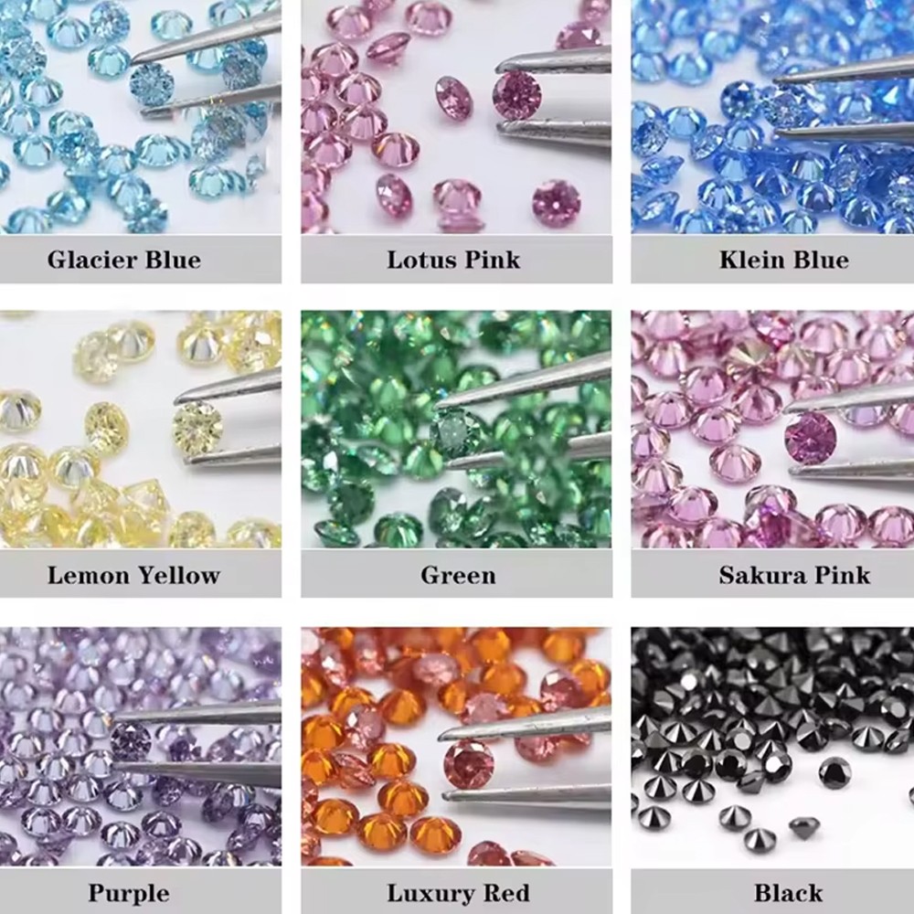 Wholesale 1CT Loose Moissanites Stone Small Size 0.7mm~3.0mm GRA D VVS1 Gemstone