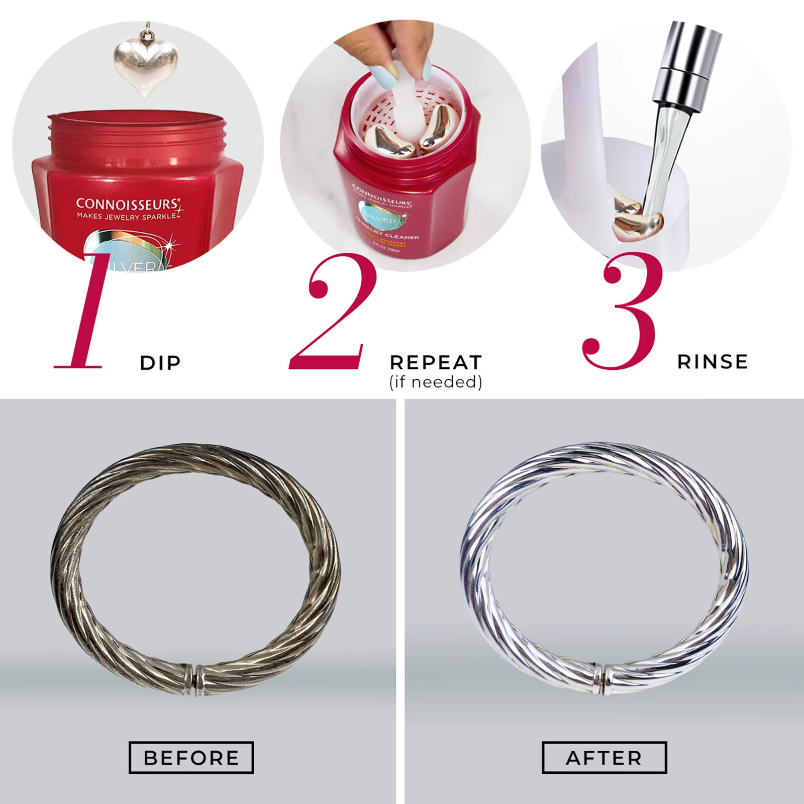 Jewelry Cleaner Solution Safely Clean All Jewelry Gold Silver Diamonds Stones