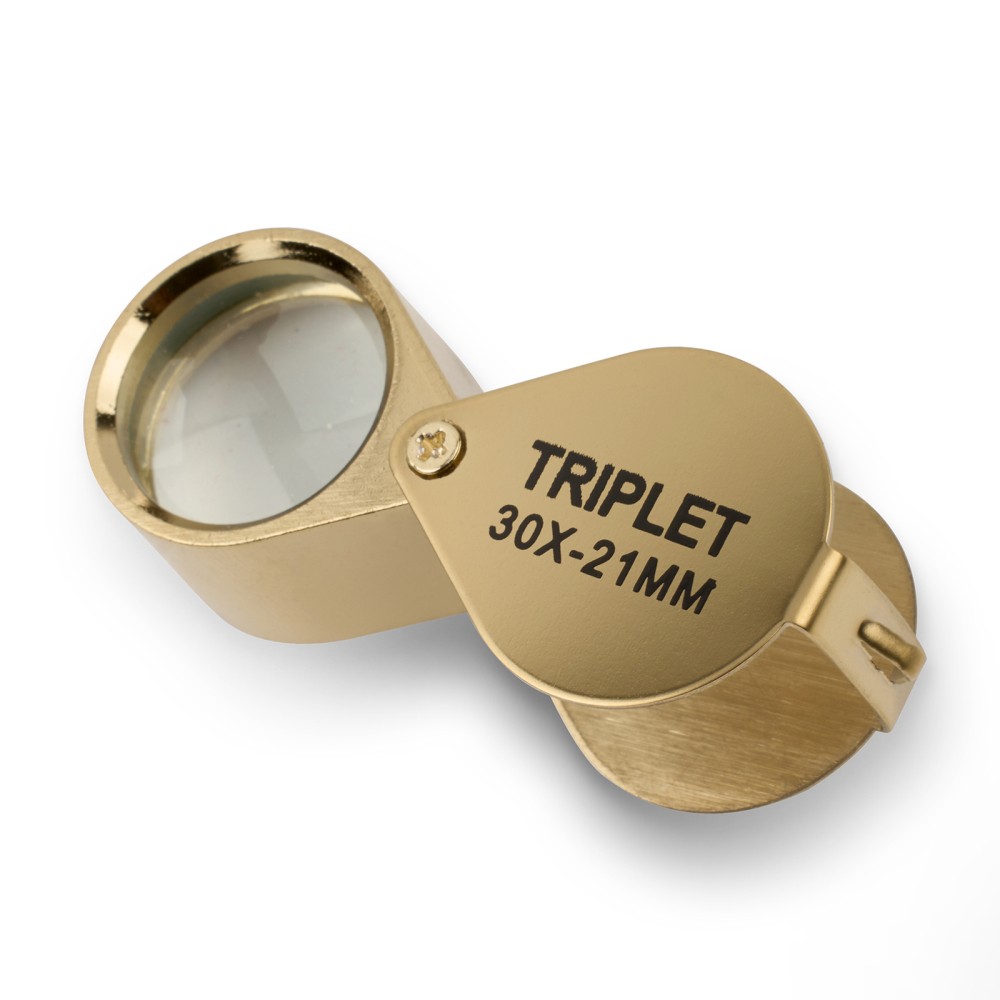 30x-21MM Magnifier Eye Loupe Lens Testing Inspecting Gold Jewelry 999 Detect