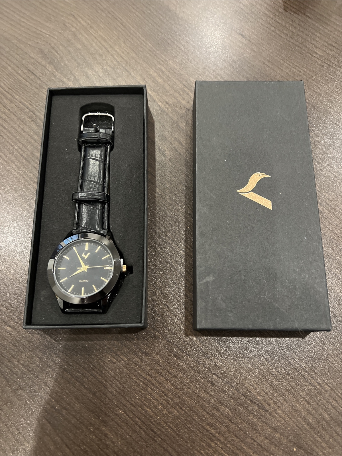 Luxury Men’s Quartz Watch Stainless Steel Analog Business As Pictures
