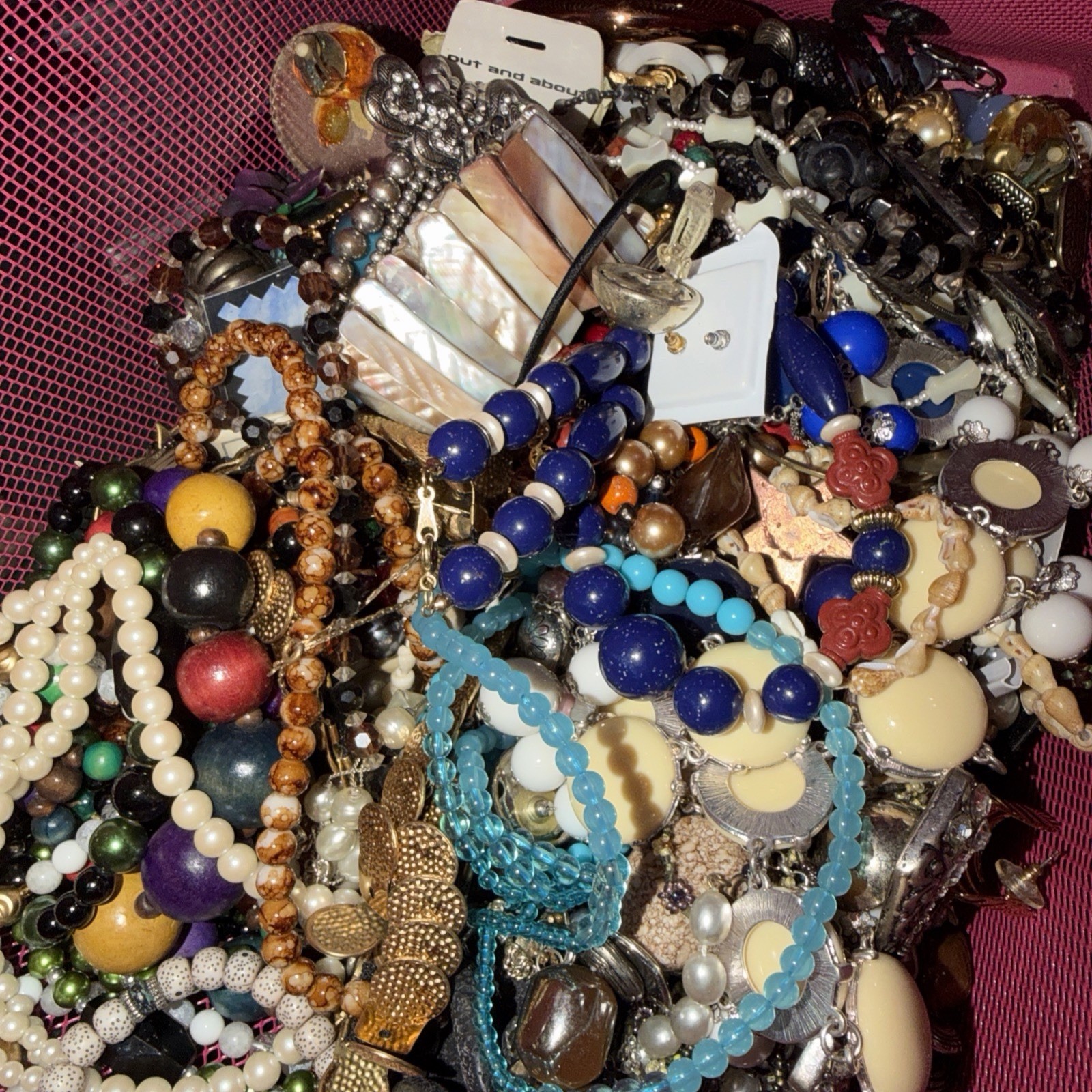 Old Unsearched Jewelry Lot VTG & Now Junk & Wear & Resell Tangled