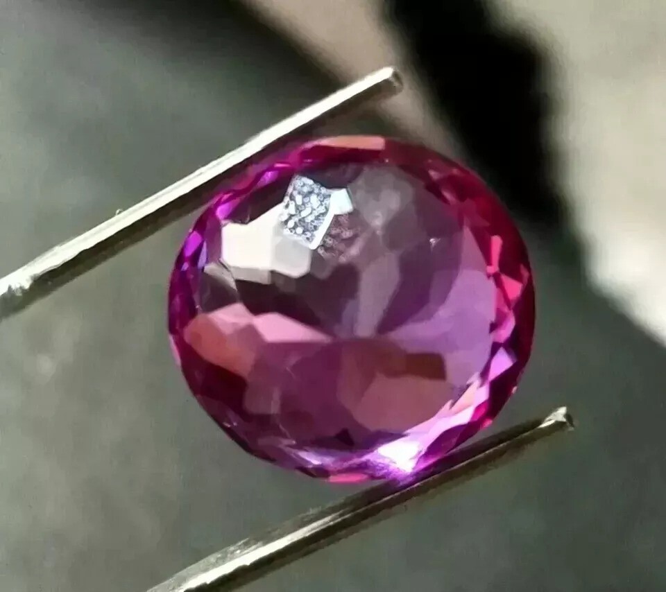 Natural Purple Tanzanite Round Extremely Rare 8-10Ct Certified Loose Gemstone
