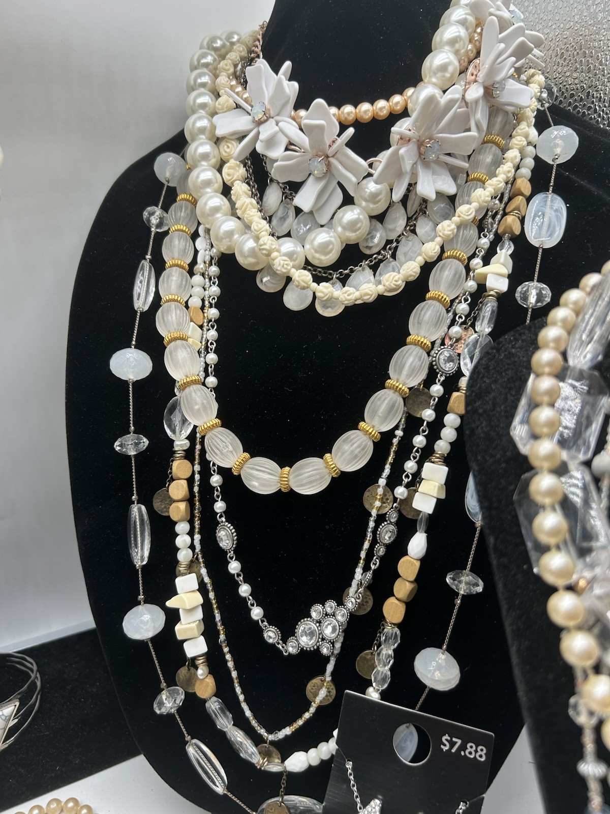 Vntg to Now Pearl Inspired Jewelry Lot All Wearable 8+ Lbs, 147 Pc #314