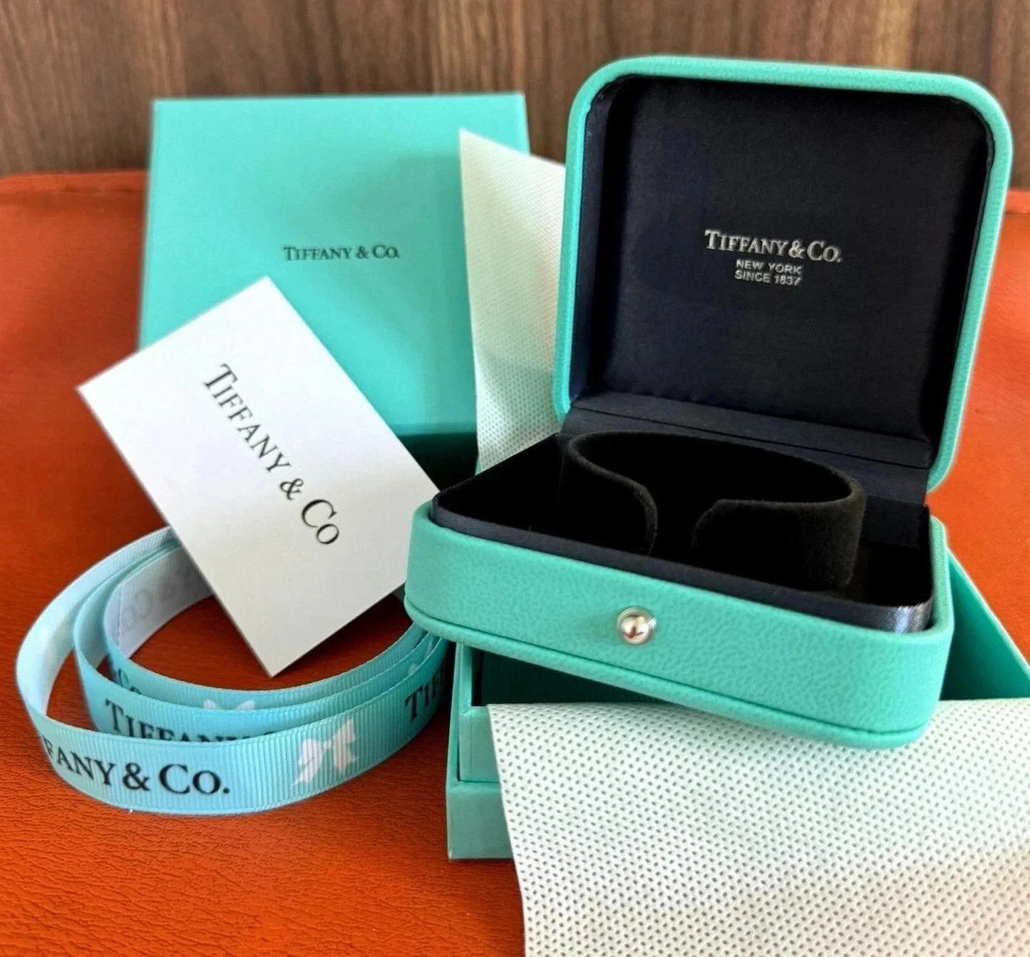 Tiffany & Co. Bangle Bracelet Empty Box | Authentic Jewelry Case Only