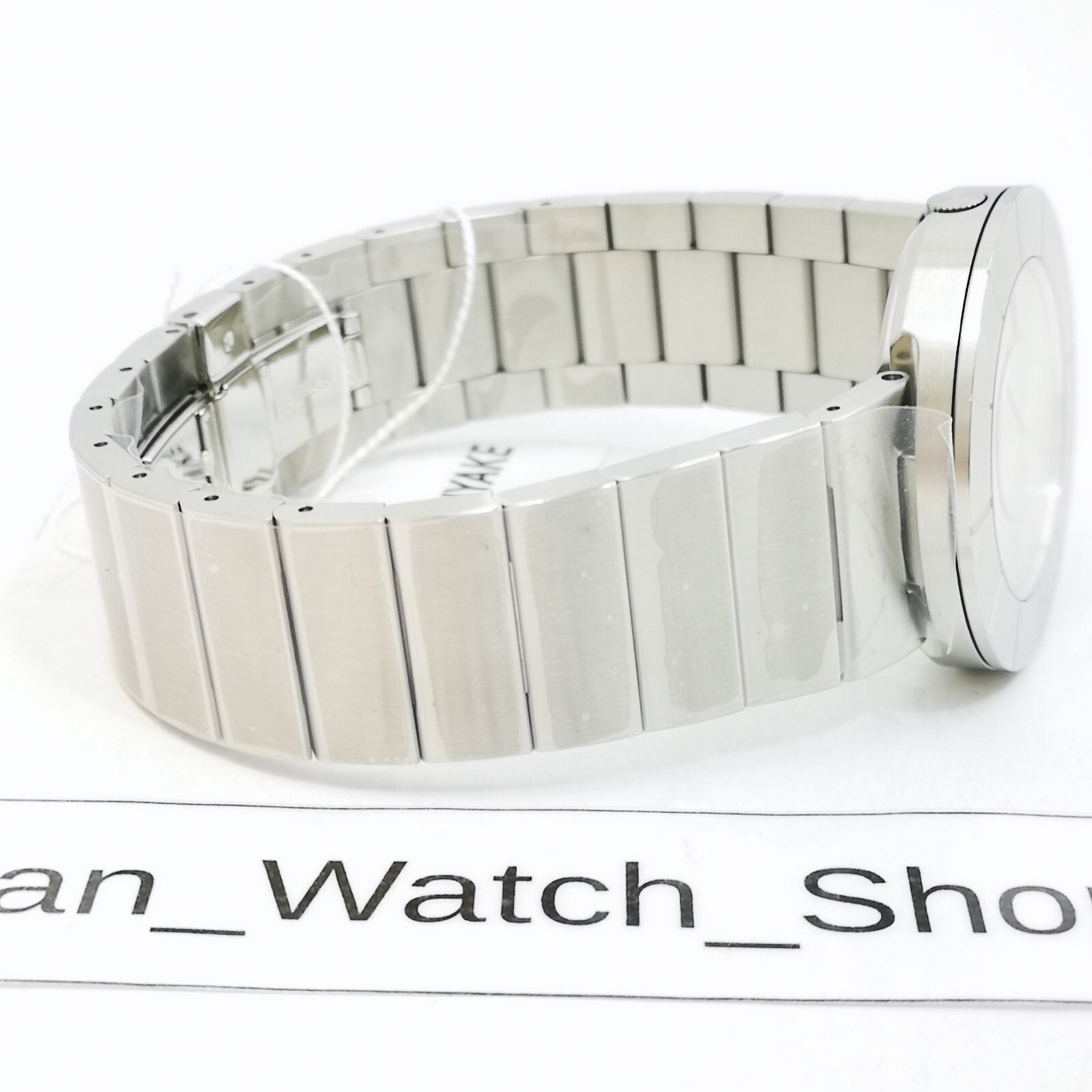 ISSEY MIYAKE TO Tio Yoshioka Tokujin design NY0N001 Silver Men Watch New in Box