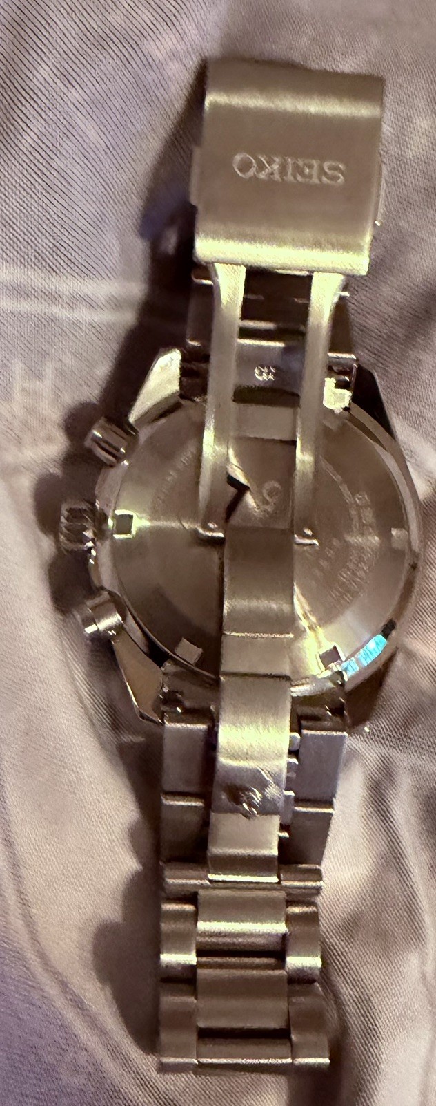 Seiko Prospex Speedtimer Pogue Solar Steel Bracelet Gold Dial Watch SSC947 New