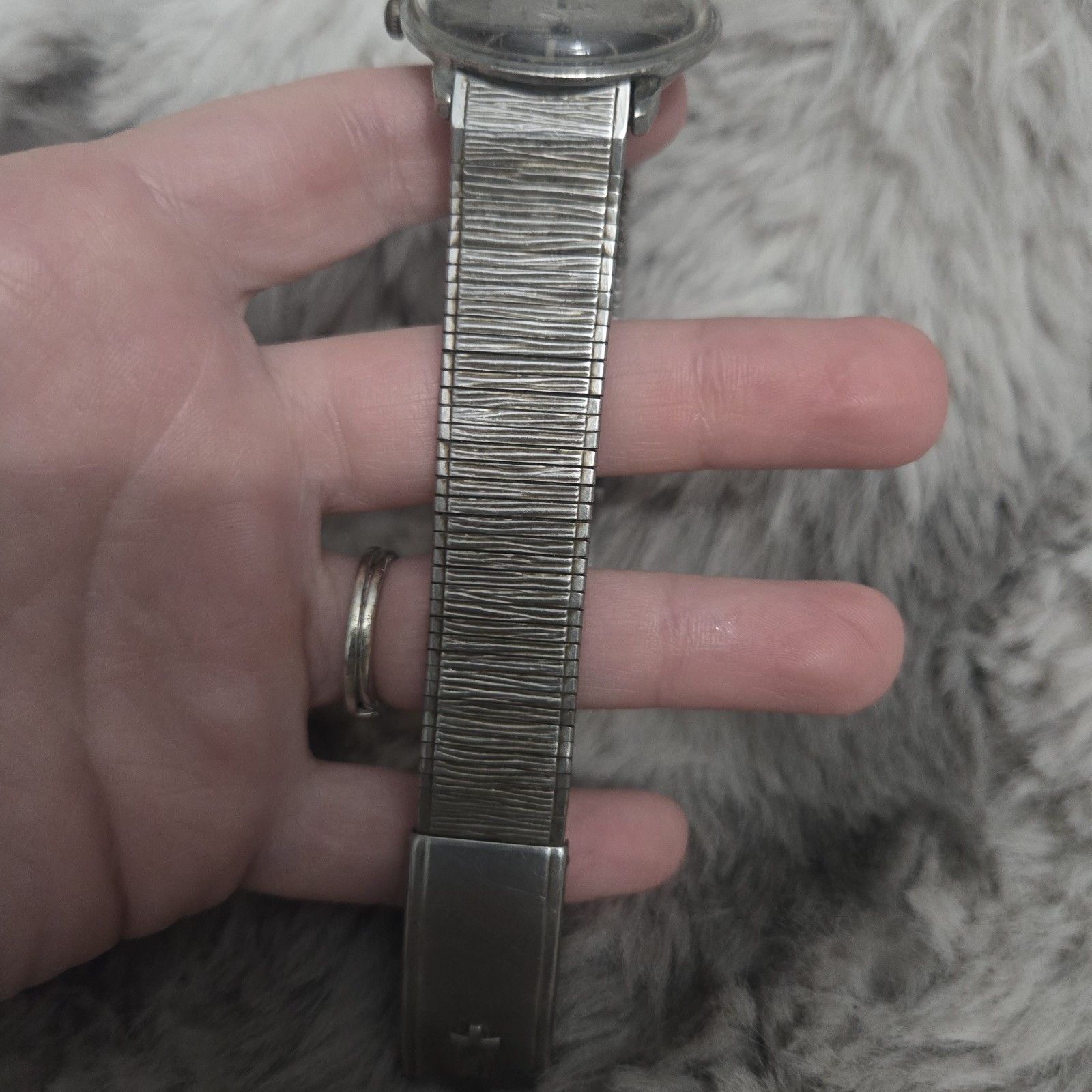 1970s Timex Marlin Silver Toned Manuel-Winding Men’s Watch Mechanical
