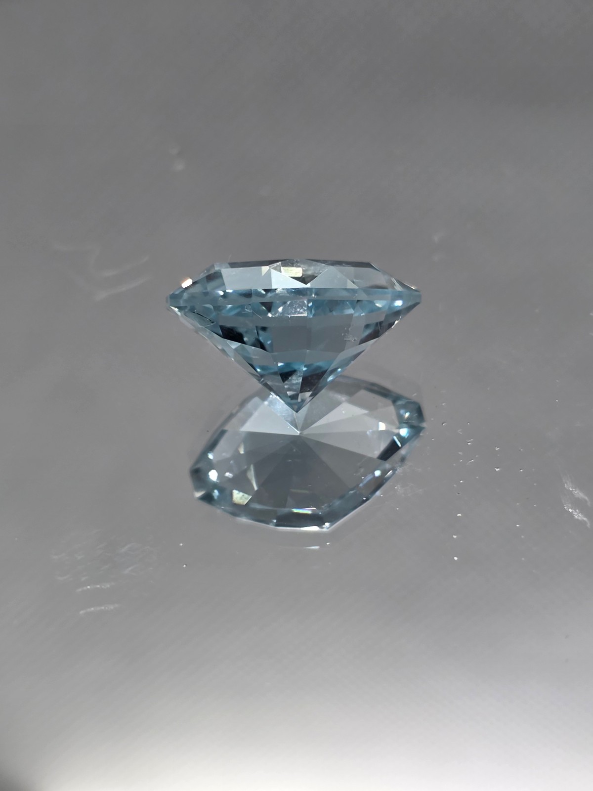 Blue Topaz 9.45 ct , Not a LAB Creation , Pendant is 92.5 sterling silver