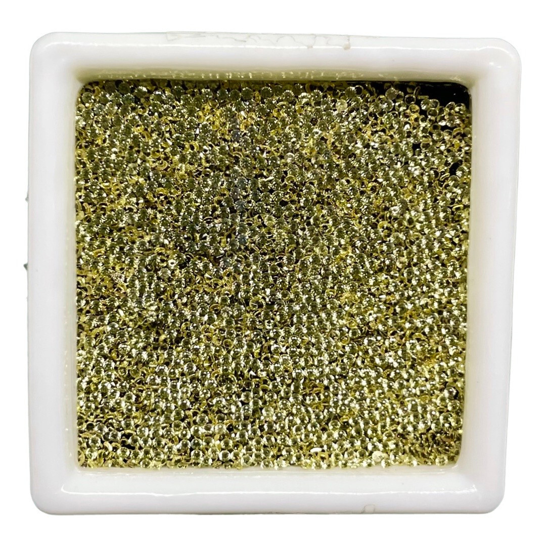 VVS 100 Pcs Natural Yellow Sapphire 1mm Round Diamond Cut Loose Gemstones Lot