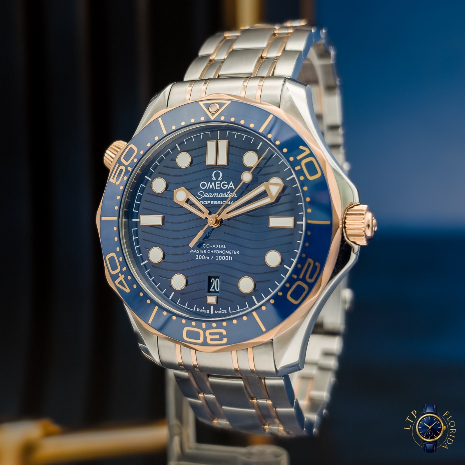 2025 | Omega | Seamaster Diver 300M | Blue Dial | 210.20.42.20.03.002 | Full Set