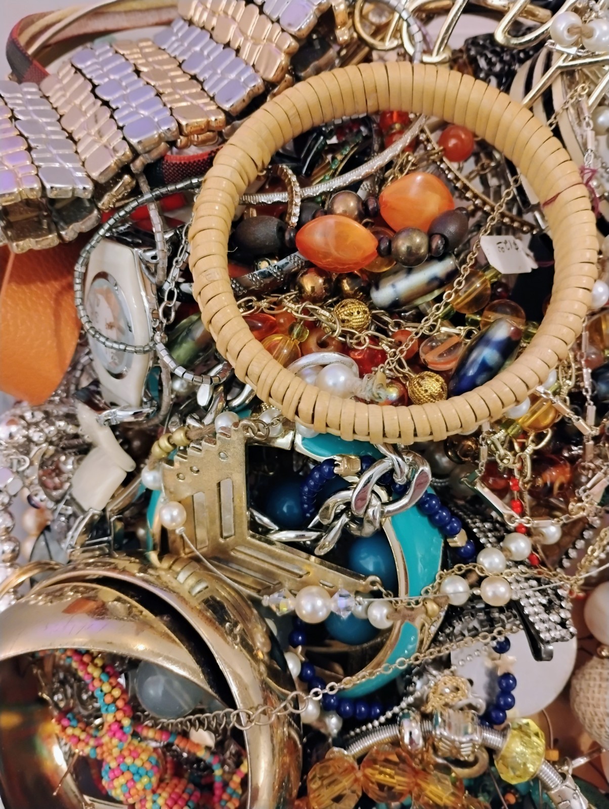 3 Pound Lb # Bulk Costume Fashion Jewelry Lot Junk Craft Resale Multi Purpose