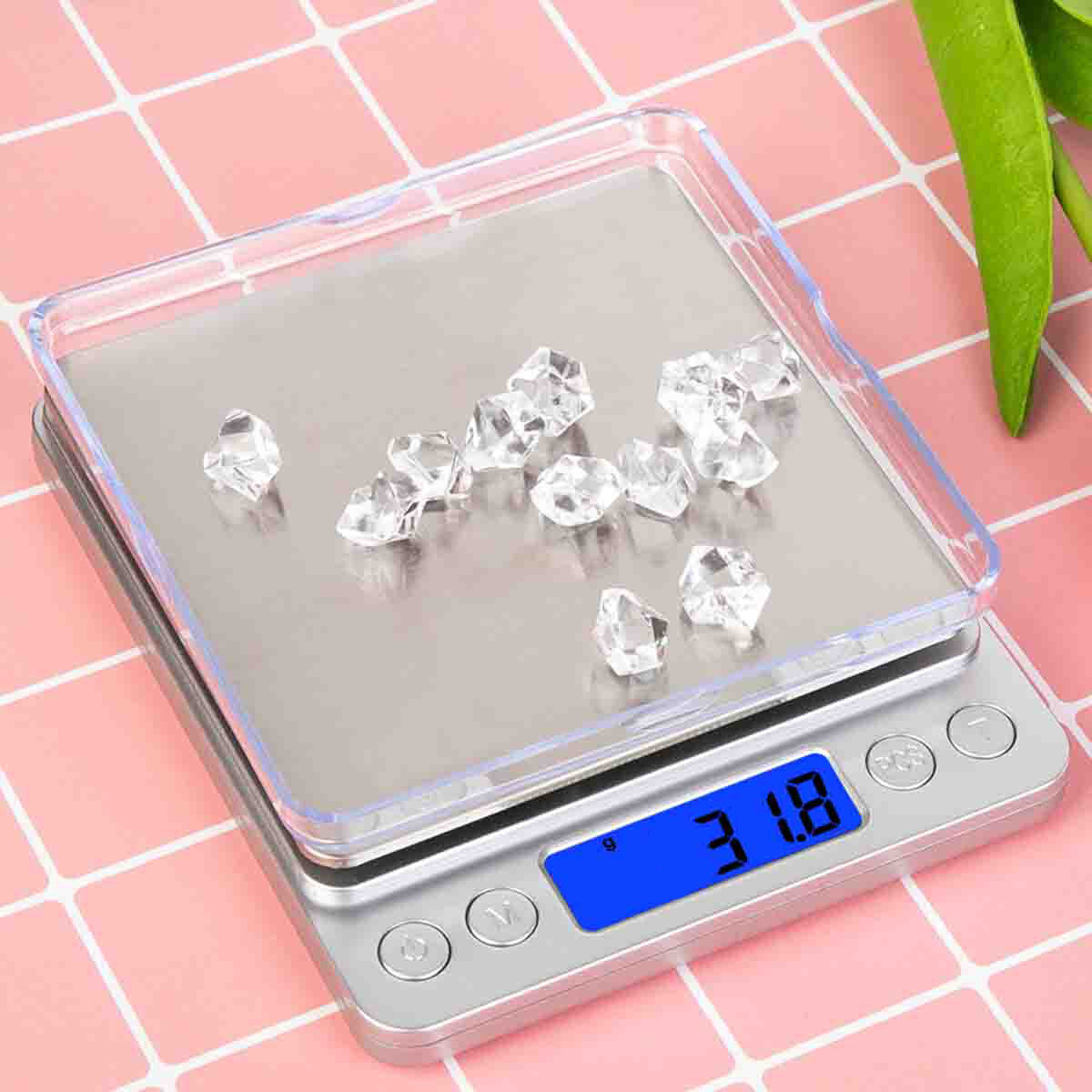 Digital Scale 3000g x 0.1g Jewelry Gold Silver Coin Gram Pocket Size Herb Grain