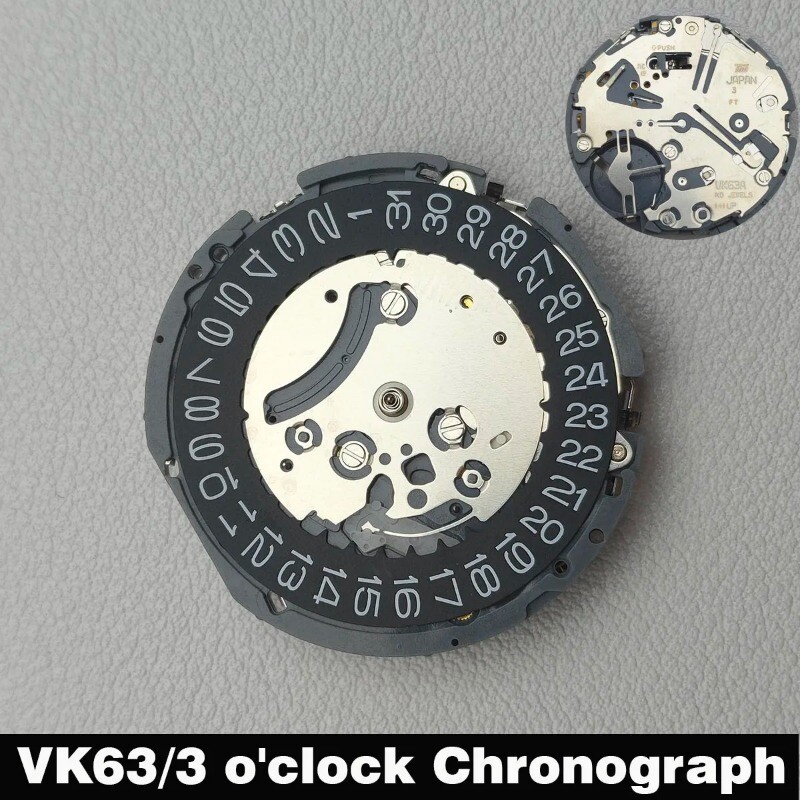 39.7mm Watch Metal Case FIT VK63 Movement Case Watch Accessories Suitable