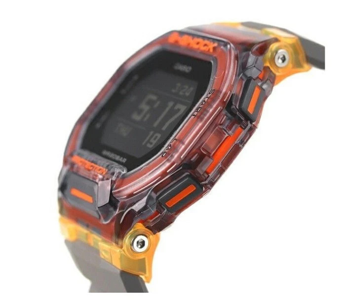 Casio G-Shock GBD-200SM-1A5 G-Squad Bluetooth Step Tracker Skeleton Resin 200M