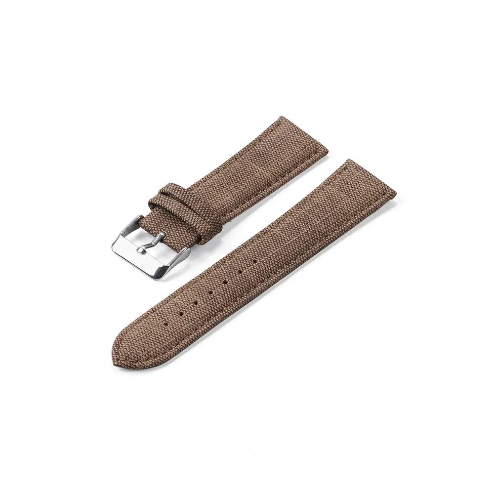 Vintage Denim Pattern Nylon Leather Watch Strap Band 12 14 16 18 20 22mm