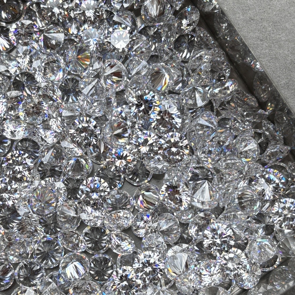 0.7mm-10mm 1000pcs Small Size Loose Zirconia Pretty Round Super White for Jewelr