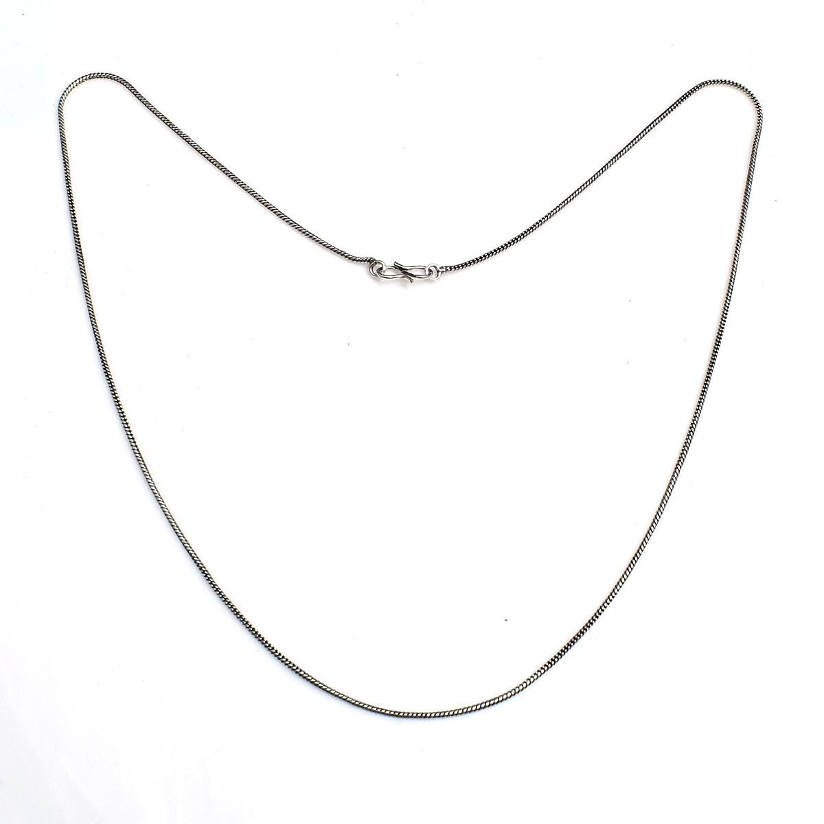 16″18″20″22″24″ Snake Chain S” Lock Ethnic Handmade Necklace Jewelry.