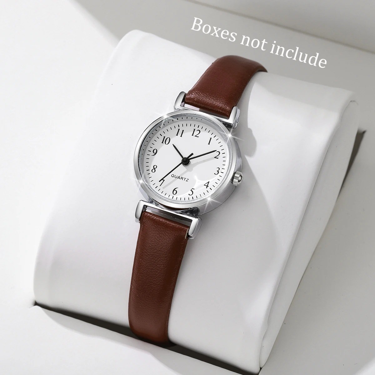 Fashion Small Dial Women’s Watch – Simple Leather Band, Analog Quartz Wristwatch