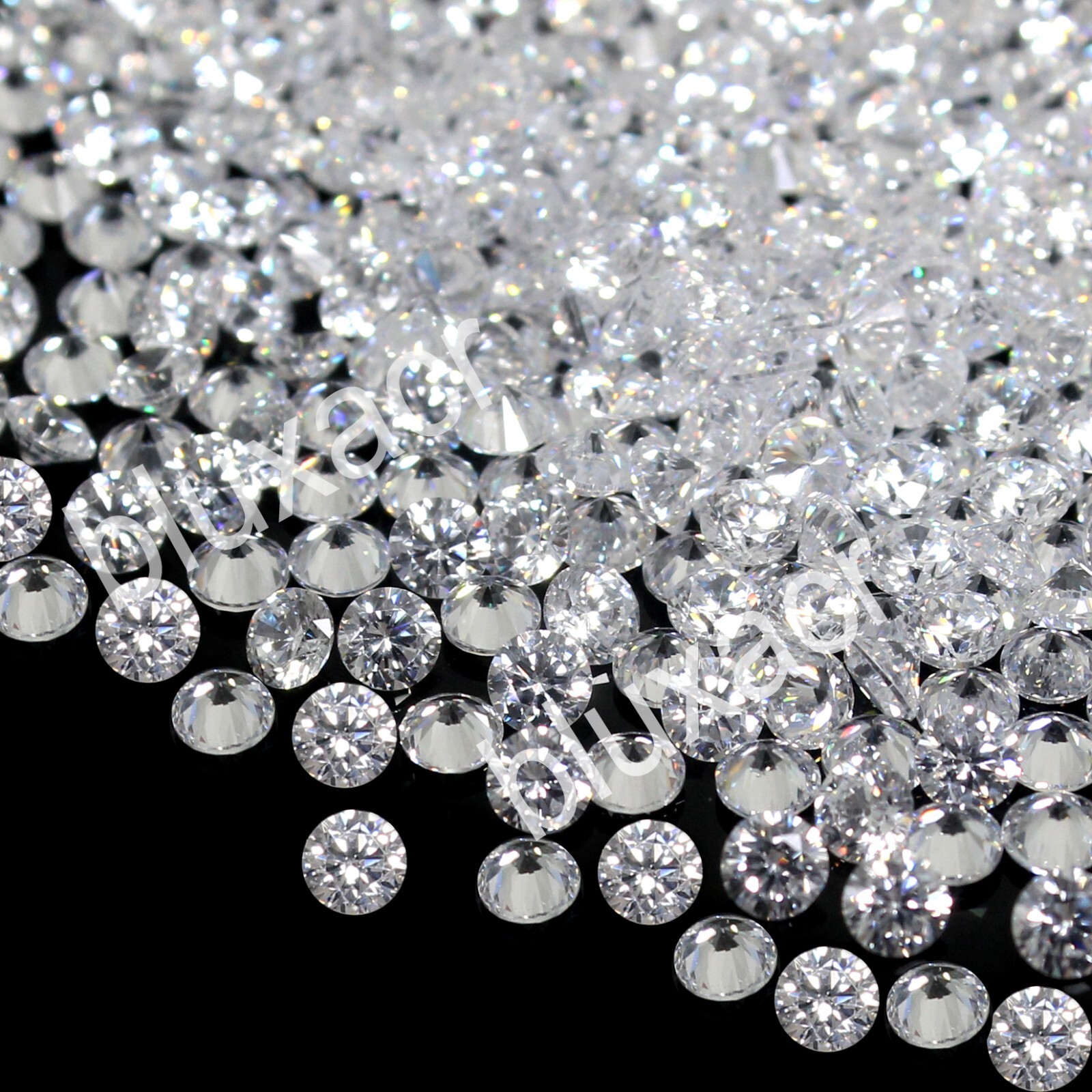 Certified Natural D Color VVS1 Clarity 0.80 MM Round White Diamond 1000 Pcs Lot