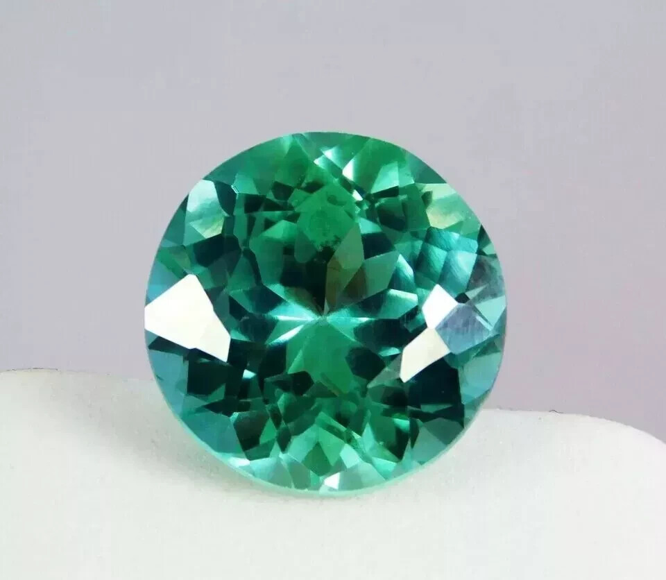 5 Ct+ Natural Montana Blue Green Sapphire Round Cut Loose Gemstone Certified