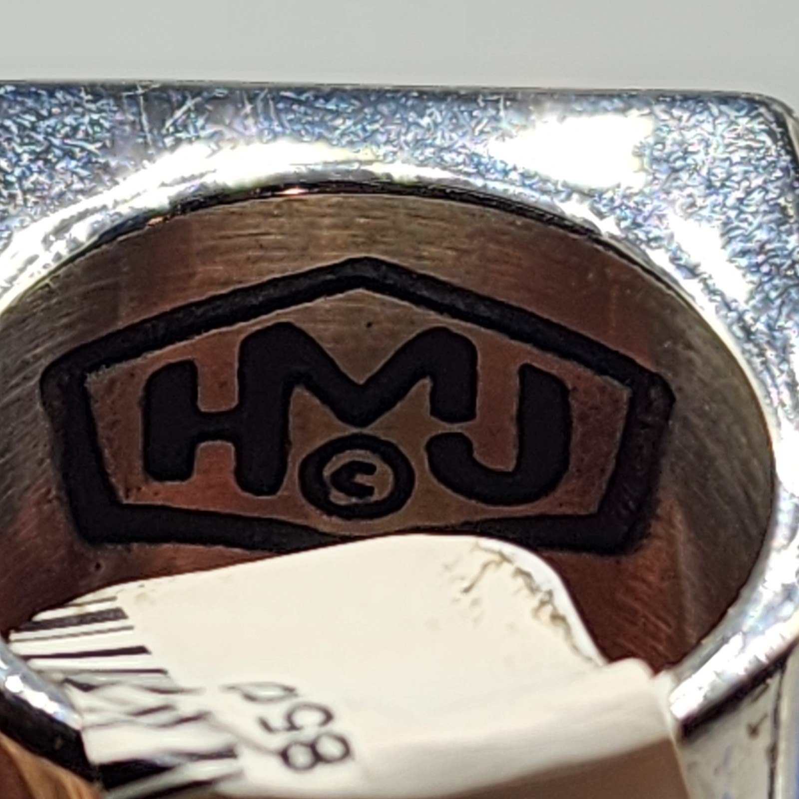 Men’s “HD” Signet Ring Biker Stainless Steel HMJ Size 10