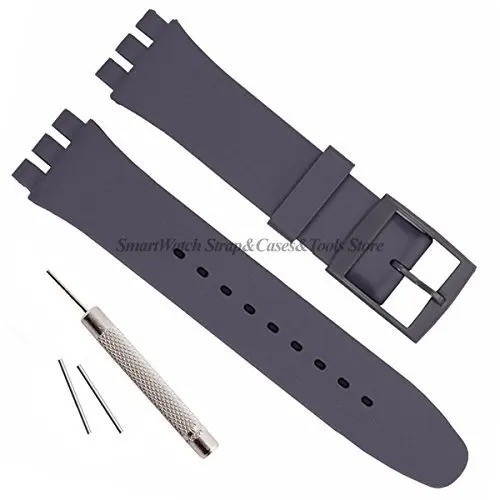 Wrist Watch Band Strap For Swatch 16mm 17mm 19mm 20mm Rubber Silicone Watchband