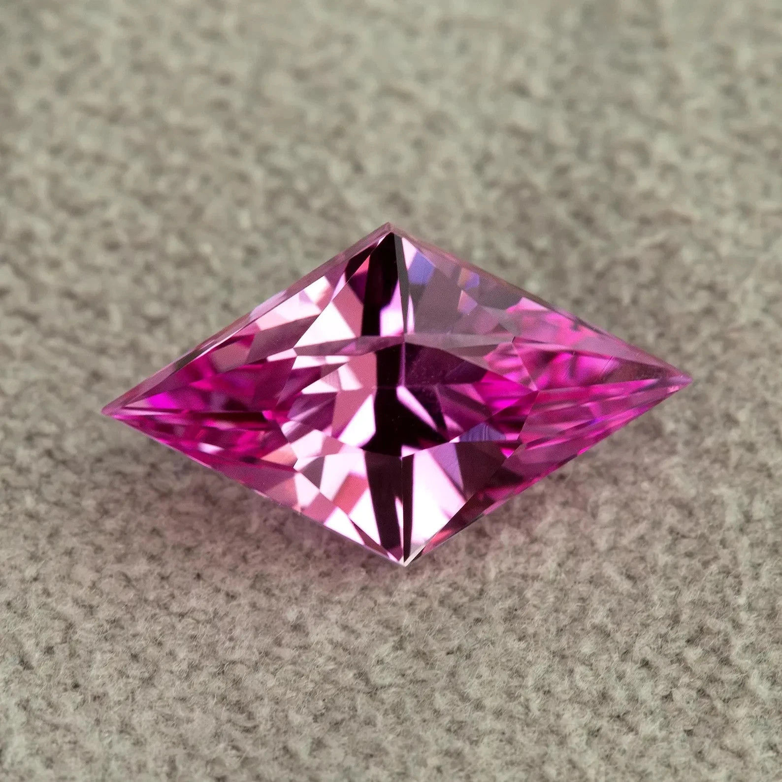 8.37 Ct Certified Natural Flawless Pink Sapphire Fancy Cut Loose A+ Gemstone