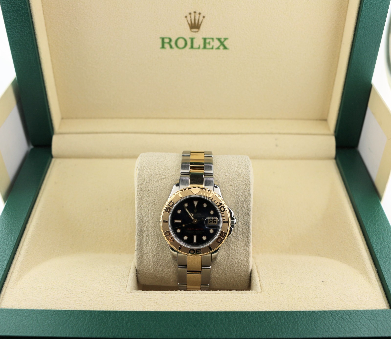 1996 Rolex Yacht-Master 69623 Blue Dial TT Oyster No Papers 29mm