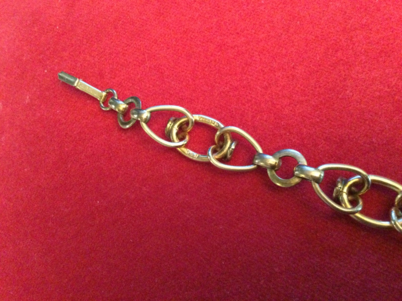 Vintage Mid Century 1/20 12K GF Interlocking Circle Link Chain Bracelet HSB