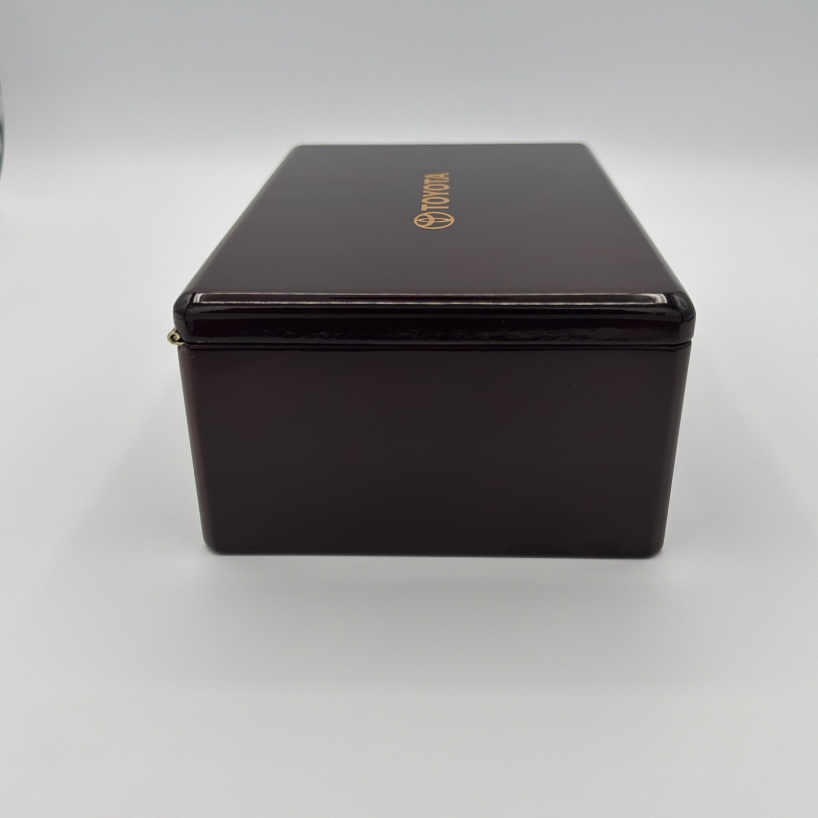 Toyota Rosewood Valet Desk Box Carbon Fiber Pen Sticky Notes Piano Finish