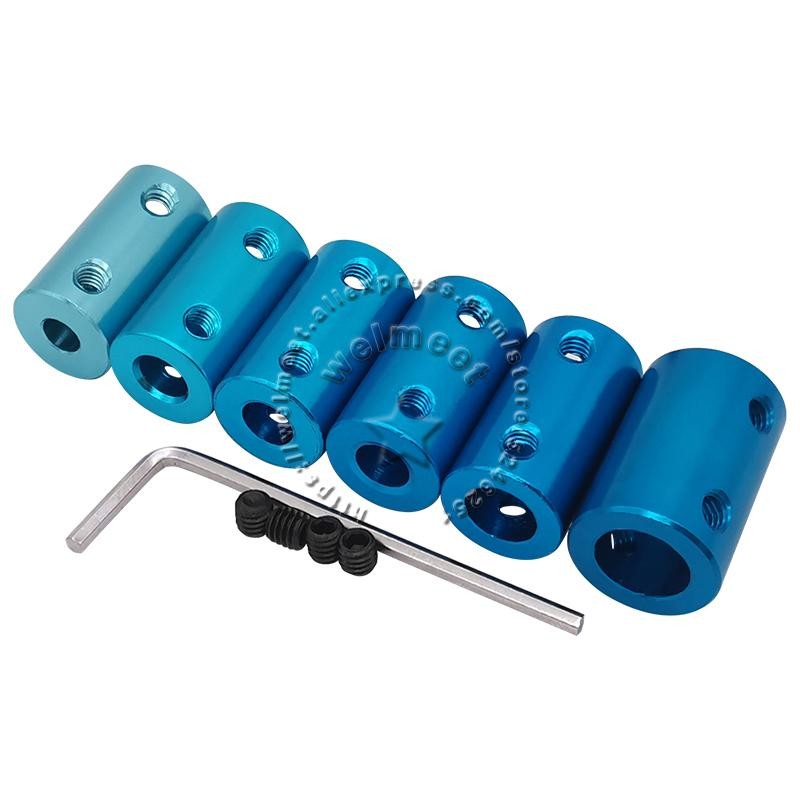 2mm/3mm/3.17mm/4mm/5mm/6mm/6.35mm/7mm/8mm/10mm Aluminum Rigid Shaft Coupler Rigi