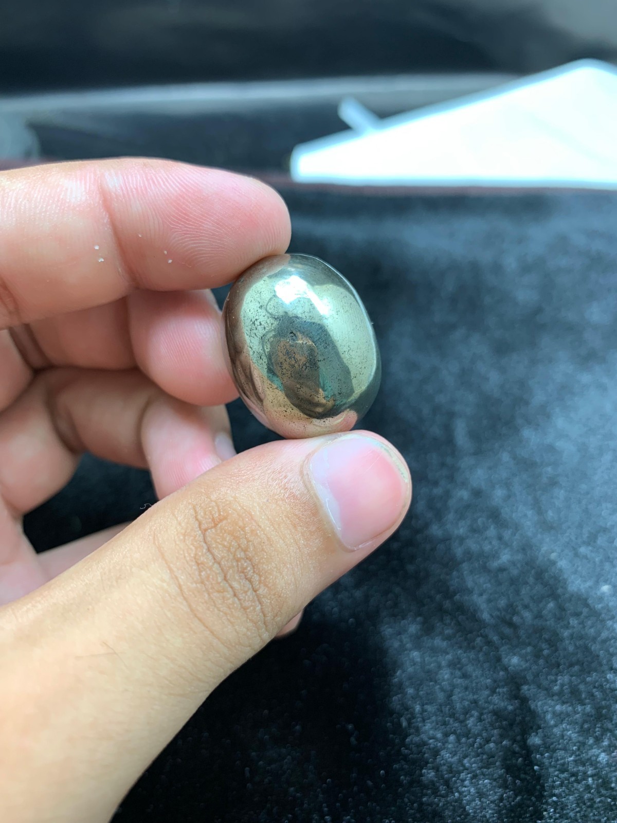 64.50 CT Natural Pyrite Cabochon from Afghanistan