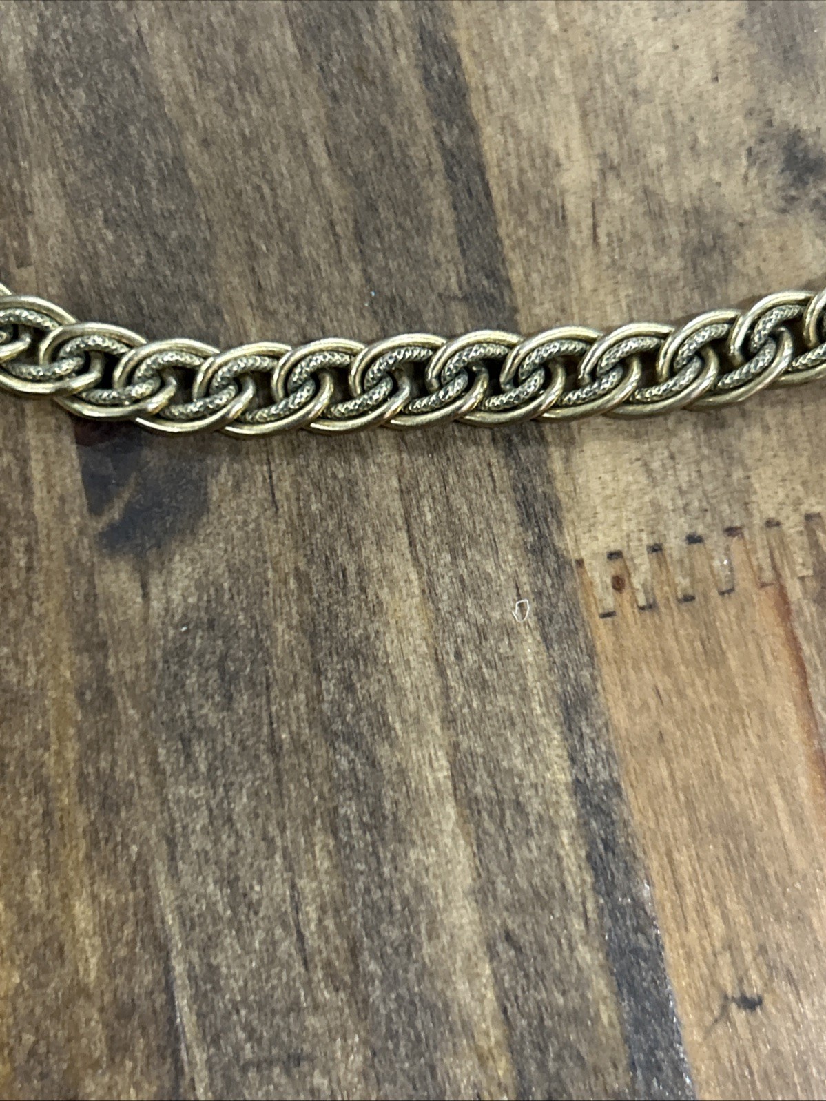 18” 1/20 12 Karat Gold Filled Double Curb Chain 21.34 Grams