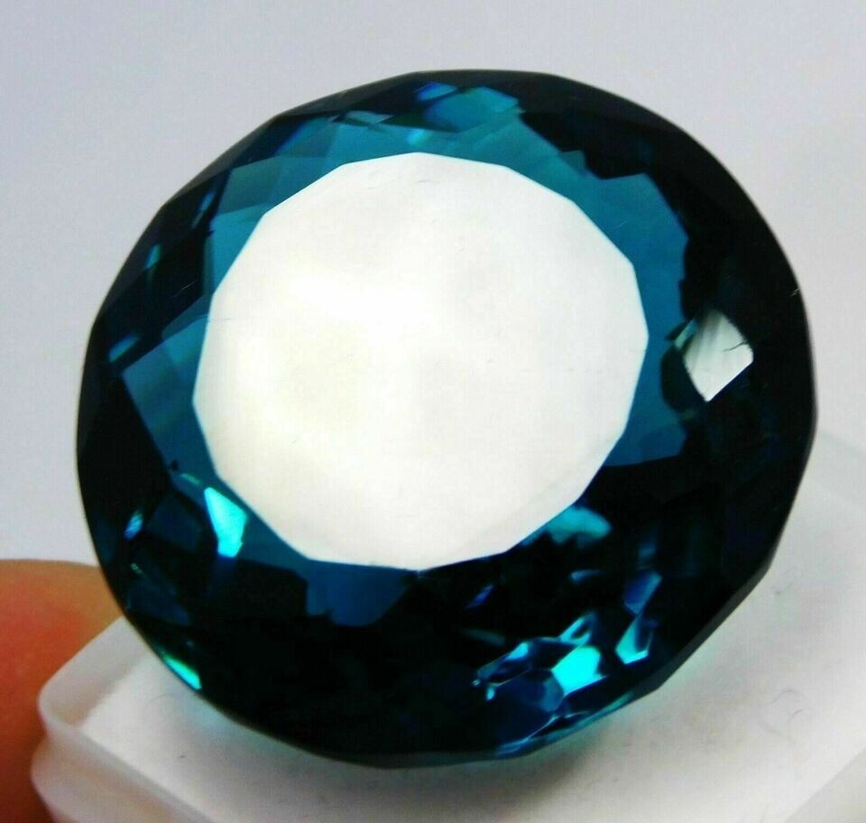 77.40 Ct Excellent Bluish Green Grandidierite VVS Clean Certified Loose Gemstone