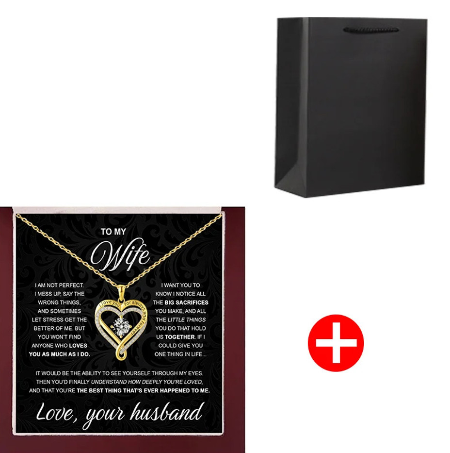 To My Wife – I Love You Forever Necklace