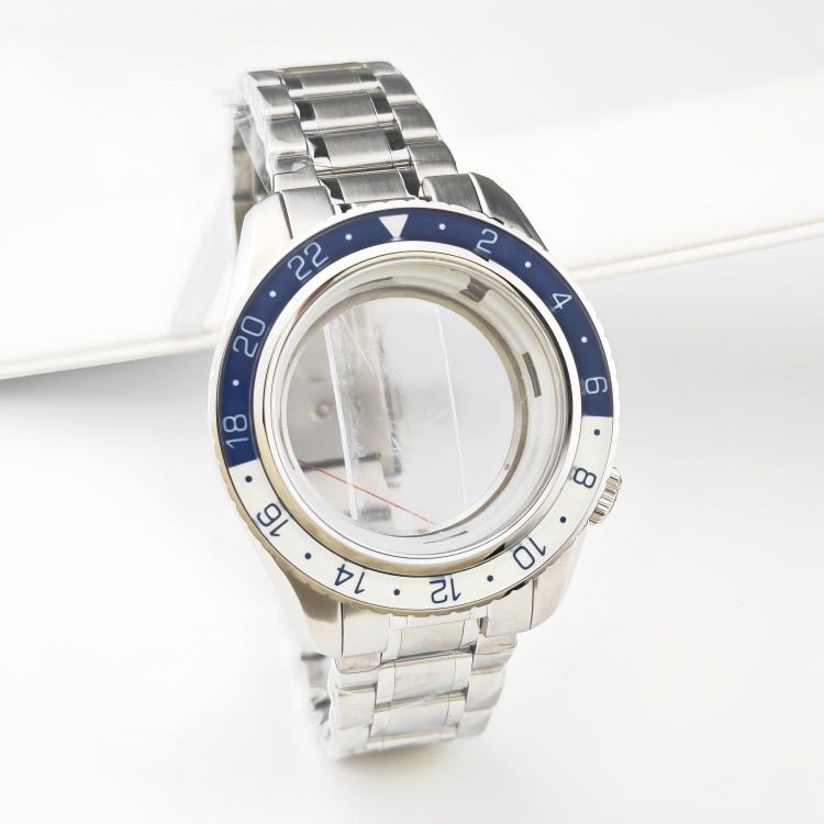 NH35 case 44mm sapphire glass for NH34/NH35/NH36 movement watch accessories