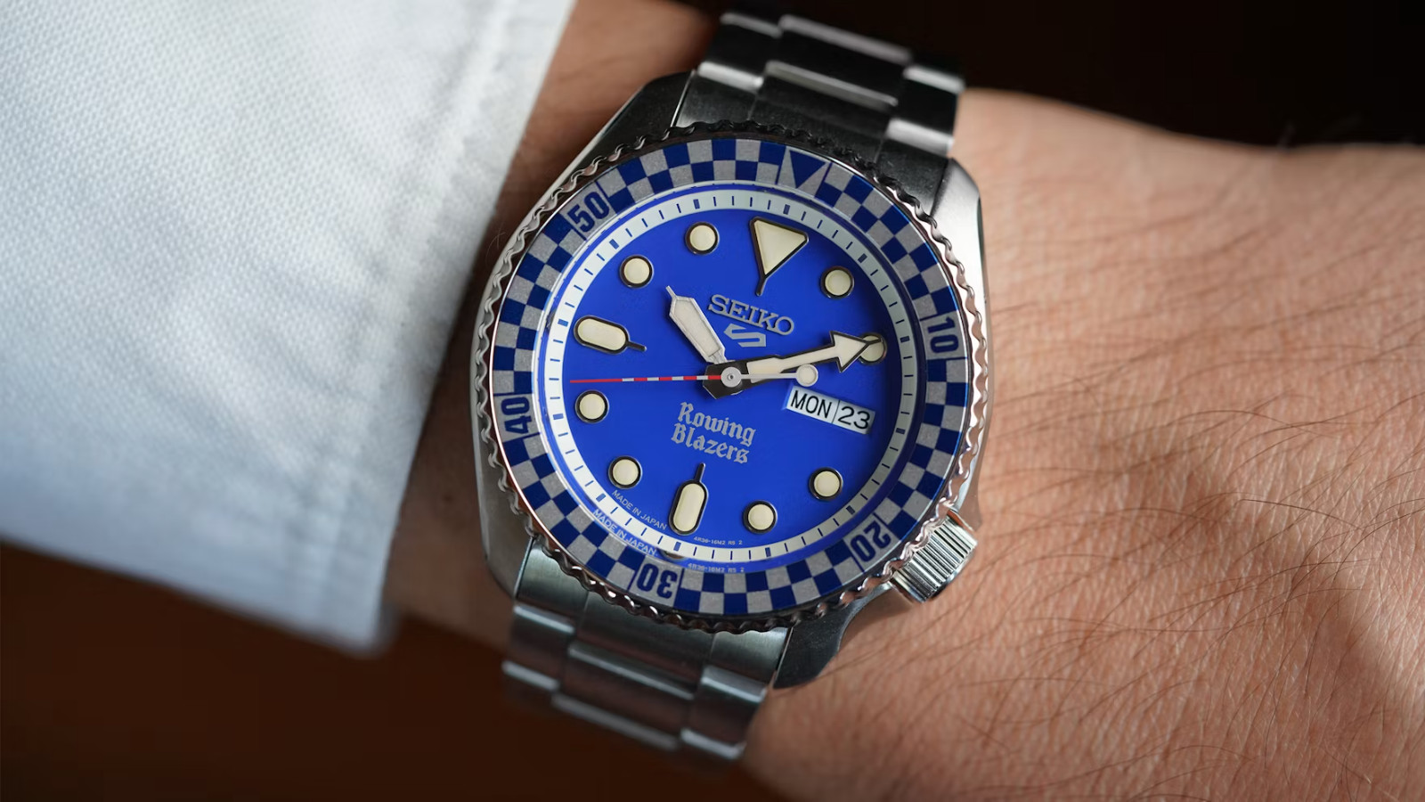 Seiko 5 x Rowing Blazers x Wind Vintage 2026 Limited Edition – Blue – 42mm