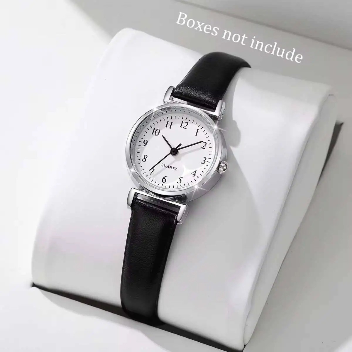 1pc Of Fashion Small Dial Women Watches Casual Leather Band Quartz Watch