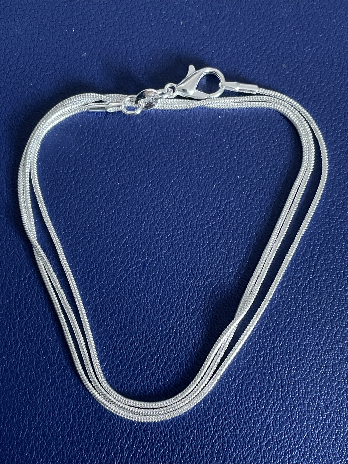1mm Thick 22 Inch 55 cm Long 925 Sterling Silver Snake Chain Necklace Unisex