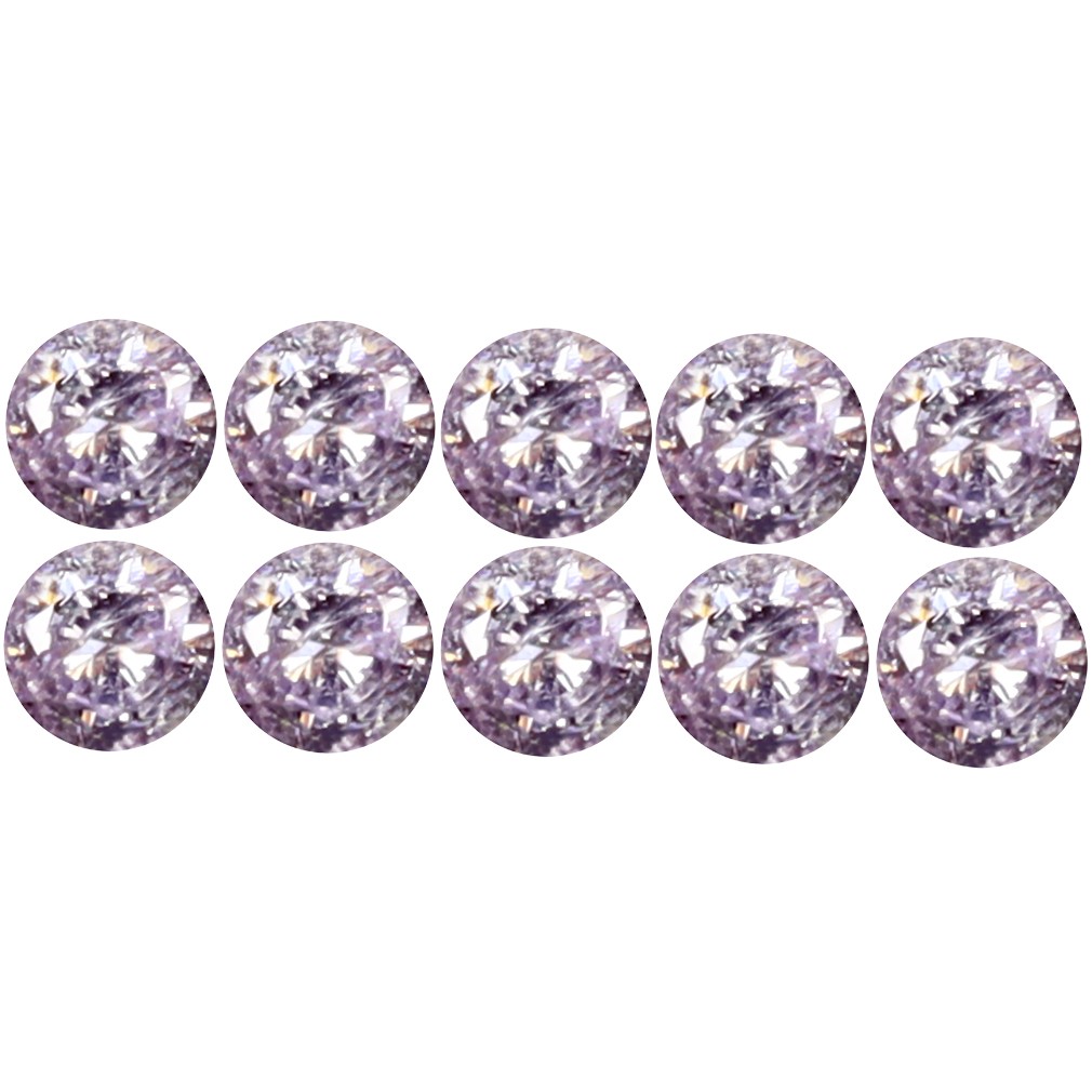 0.11 ct (10 pcs Lot) First-class CALIBRATED SIZE(1 x 1 mm) Round Cut Diamond