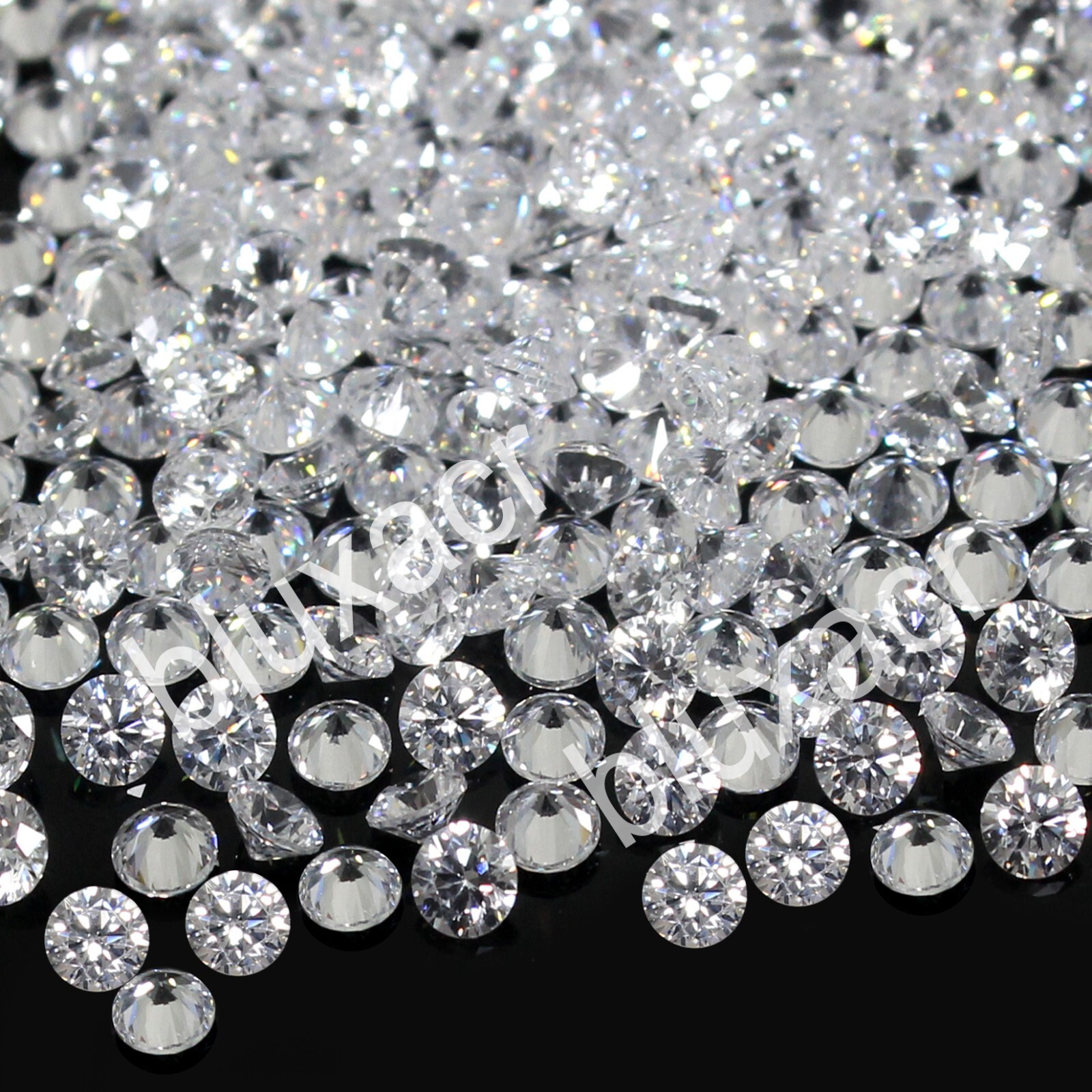 Certified Natural D Color VVS1 Clarity 0.80 MM Round White Diamond 1000 Pcs Lot