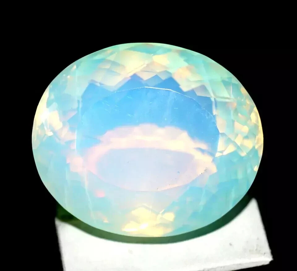 Fire Opal Oval Cut 120 Ct Welo Australian Natural Loose Certified Gemstone