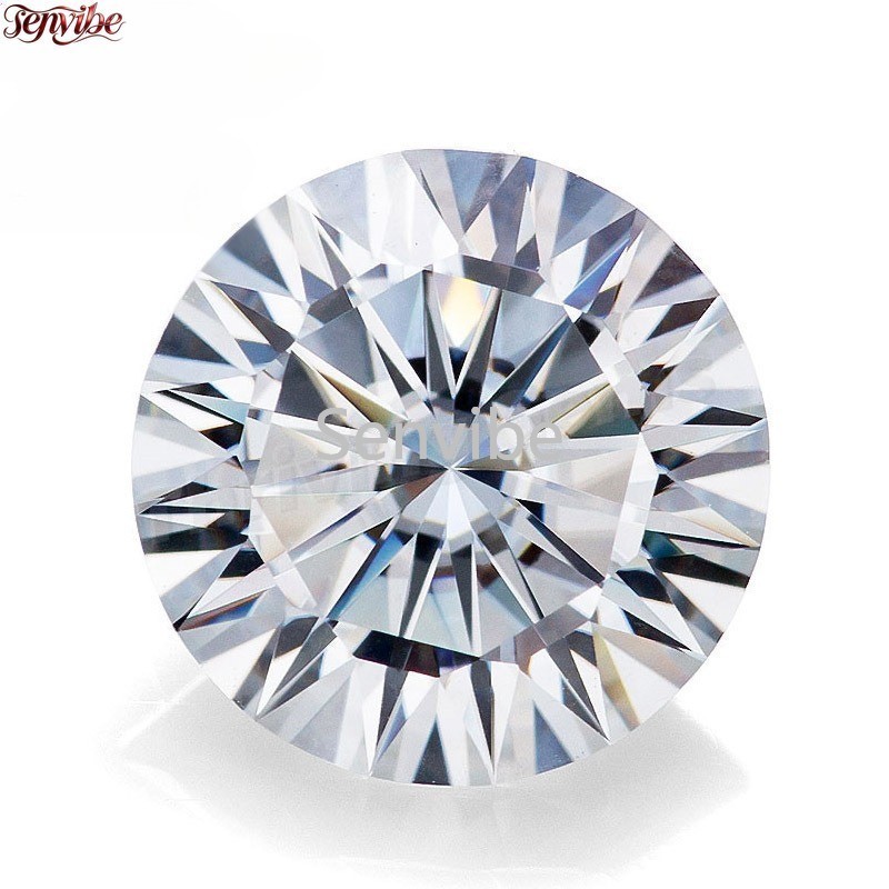 0.5~5ct VVSI Fancy-cut round D-color Moissanite Loose Gemstones Jewelry making