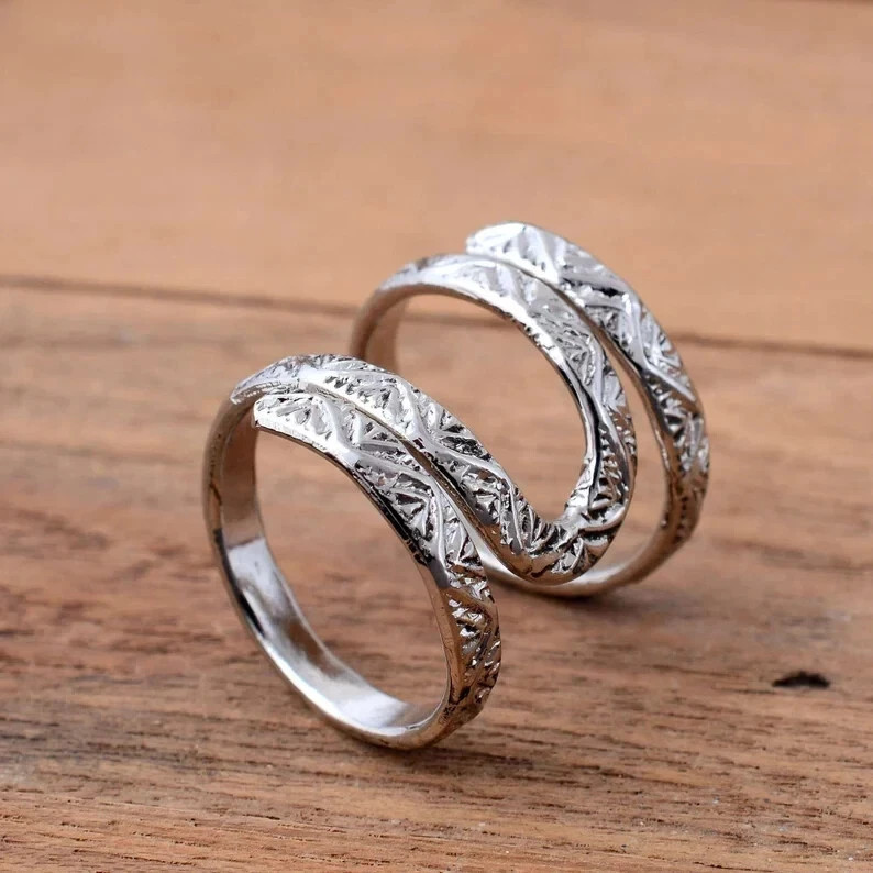 Arthritis Rings, Silver Splint Ring Adjustable Ring for PIP or DIP Join All Size