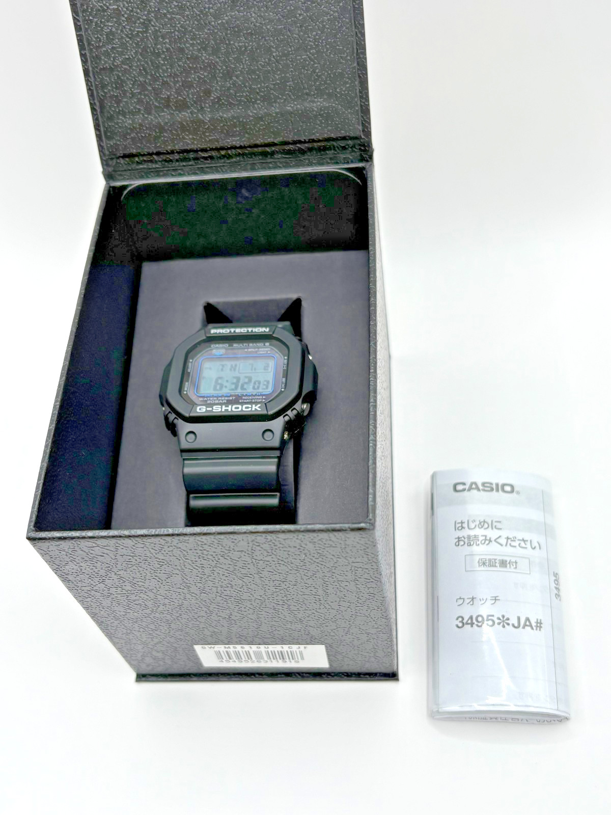 (Age 15+)CASIO G-SHOCK GW-M5610U-1CJF Watch Black Solar Radio Multiband 6 New