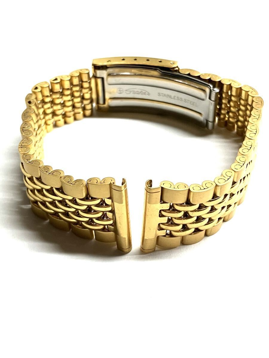 Snake Jubilee Type Vintage 20mm Swiss Jubilee Gold Color SS Band Bracelet