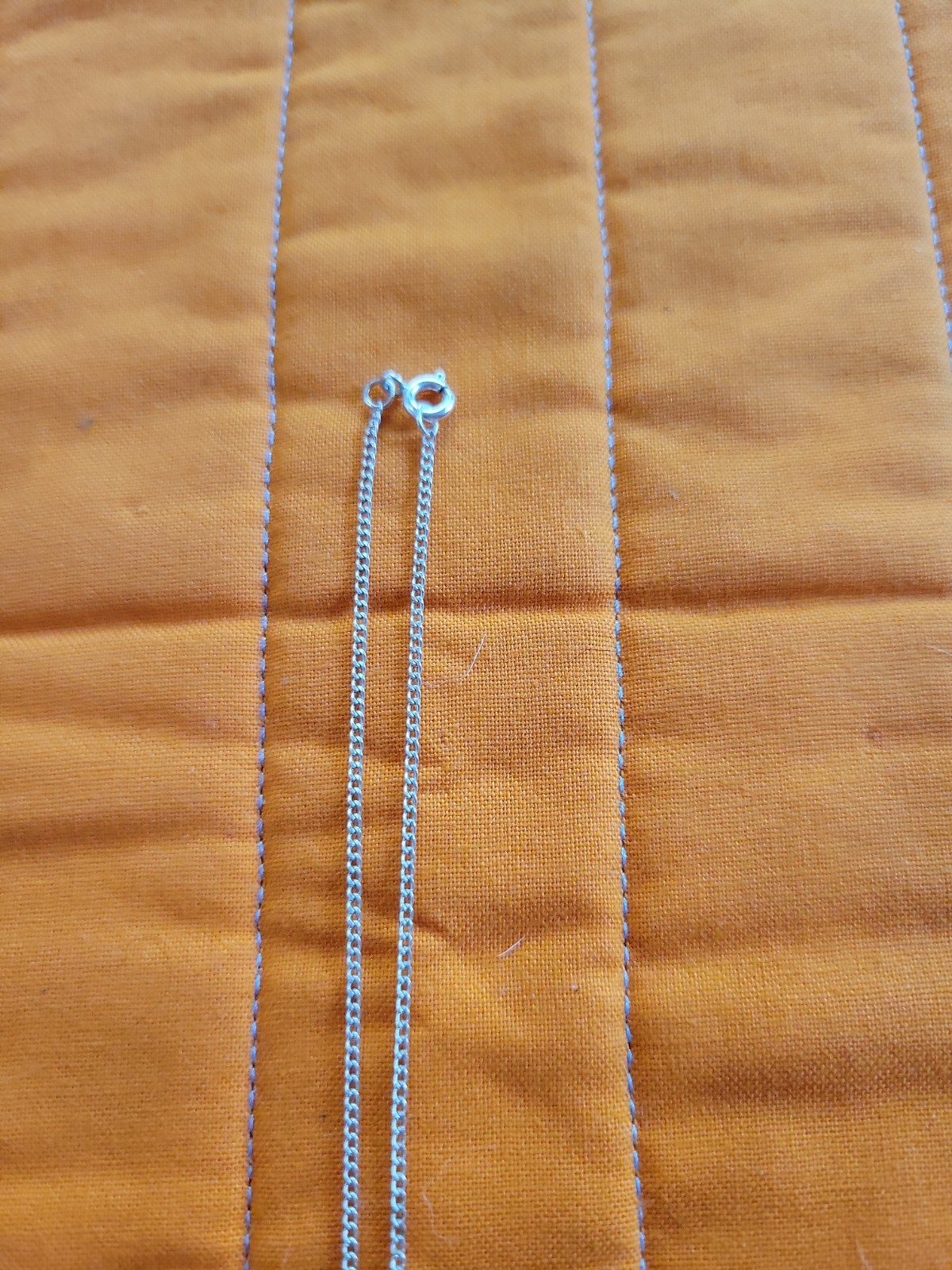 .925 Sterling Silver And (&) Symbol Necklace