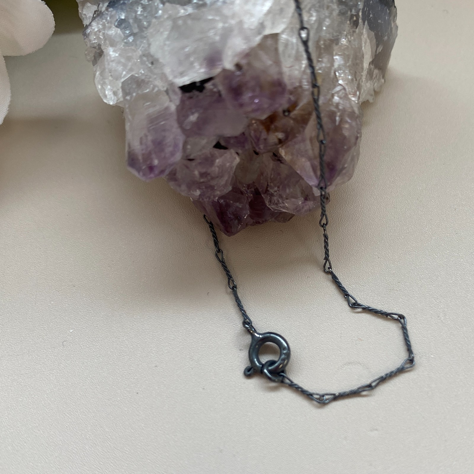 Oxidized Sterling Silver Fancy Twisted Unique Chain Necklace-(16″-36″)
